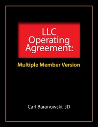 Sample Multiple Member LLC Operating Agreement cover
